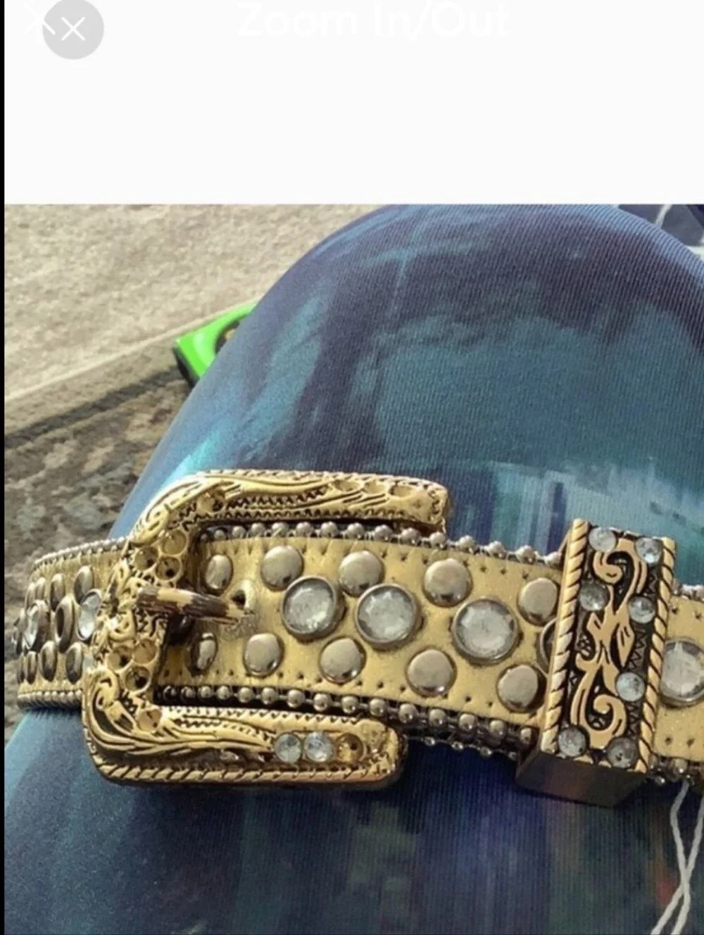 Gold Belt With Stones SM30